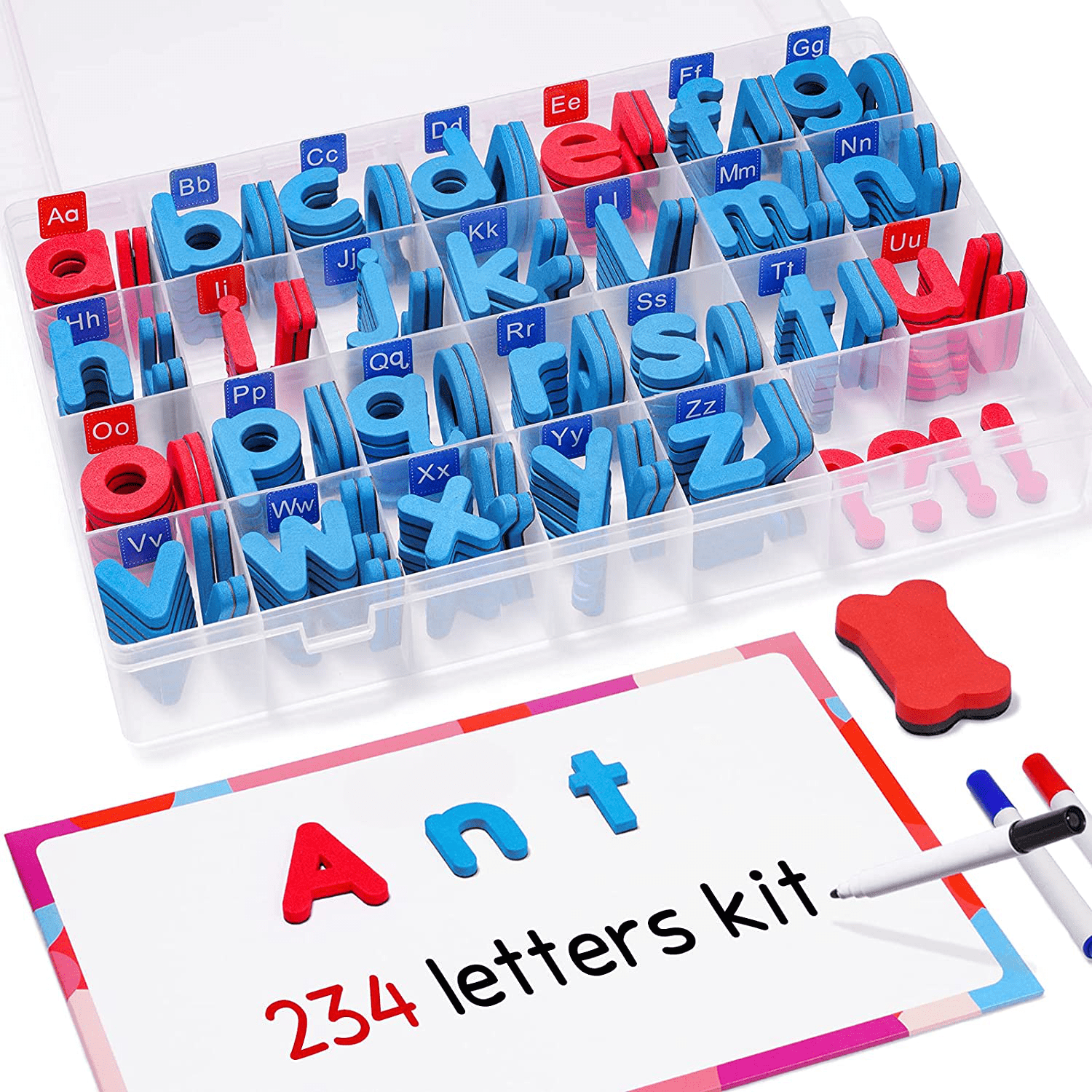 Bright Max Colour Coded Phonics Magnetic Letters Set Children Kids Learning Acti 