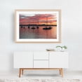 thumbnail image 6 of Sunrise Serenity - Photography Sunset Sailboat Harbor Cityscape Skyline Seascape Boat Unframed Wall Art Print 24 x 36 inches, 6 of 7