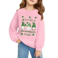 thumbnail image 2 of shoper Shamrock Heart T-Shirts for Boy and Girl Round Neck St. Patrick's Children's Top long Sleeve for Boy and Girl long Sleeve St Patrick's Day Clothes for Boy and Girl Pink 80, 2 of 4