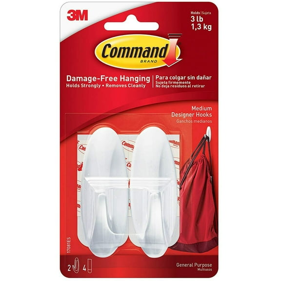 Command, Medium, White