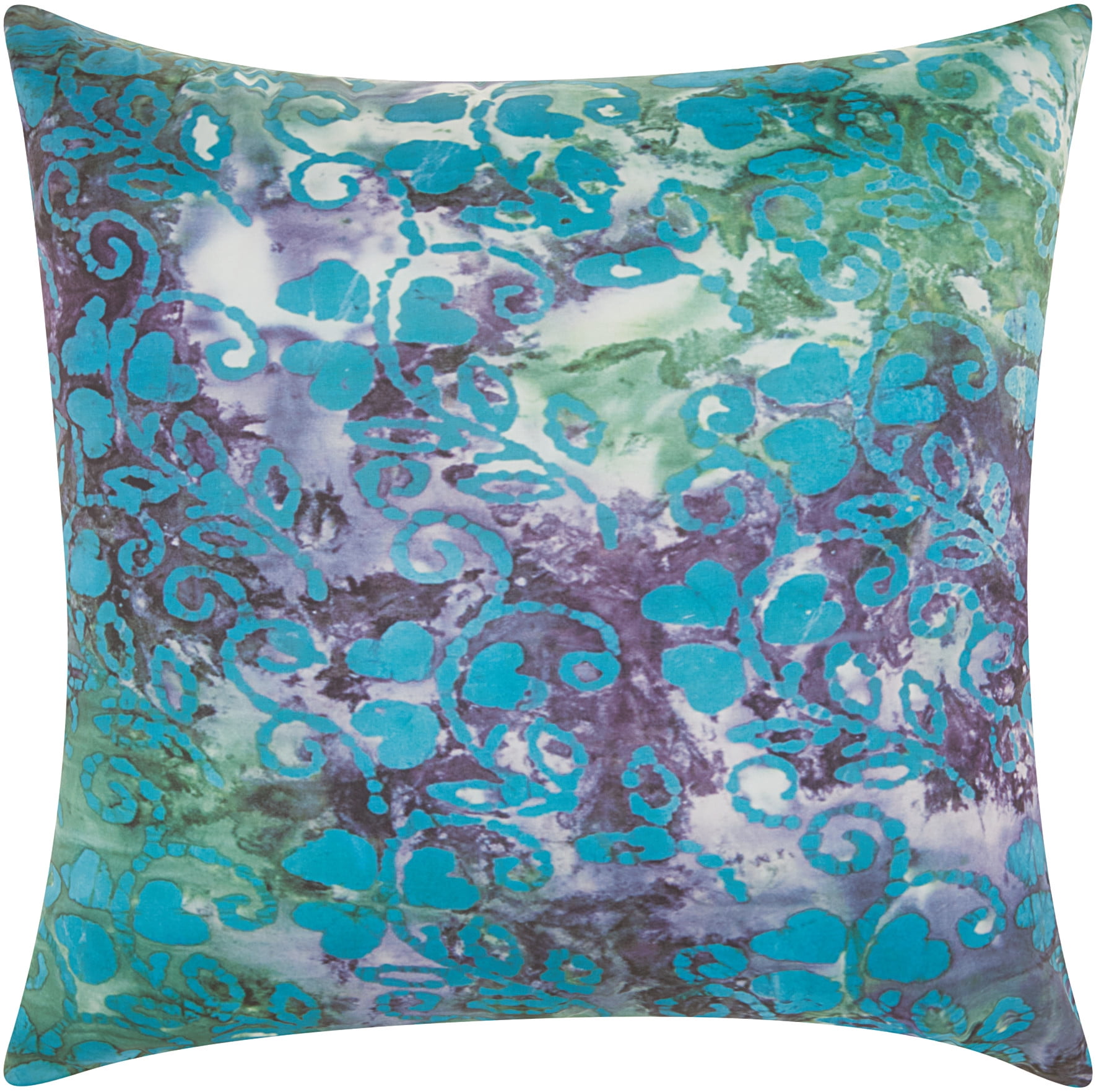 Nourison Outdoor Pillows Multicolor Decorative Throw Pillow , 20" x 20