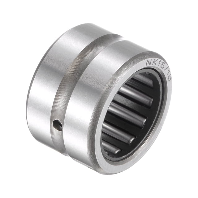 NK16/16 Aguja Rodillo Rodamientos 16mm x 24mm x 16mm Cromado Acero Abierto Extremo Unique Bargains rodamientos de agujas