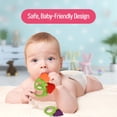 thumbnail image 5 of Baby Teething Toys for Newborns 0-6 Months | Textured Silicone Teethers for Infants 6-12 Months | Soothes Baby's Gums | 3 Pack, 5 of 6
