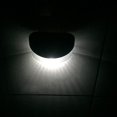thumbnail image 3 of Luz de valla LED con energía solar al aire libre Jardín Escaleras Paso Gazebo Lámpara Decoración Negro Zulema luz de la cerca al aire libre, 3 of 6