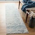 thumbnail image 2 of SAFAVIEH Tulum Lakisha Oriental Runner Rug, Ivory/Turquoise, 2' x 19', 2 of 7