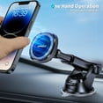 thumbnail image 7 of A2C Magnetic Phone Holder for Car Dashboard Windshield,Black,17 Strong Magnets, 7 of 7