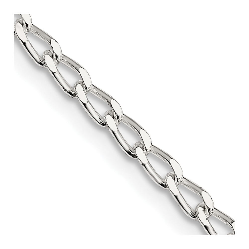 Beautiful Sterling silver 925 sterling Sterling Silver 2.8mm Open Link Chain