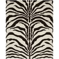 thumbnail image 2 of SAFAVIEH Cambridge Leah Geometric Wool Area Rug, Ivory/Brown, 8' x 10', 2 of 6