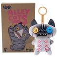 thumbnail image 2 of Fuggler Alley Cats Bag Charm Plush Keyring - Wrinkle McStinkles RARE, 2 of 6