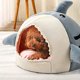 thumbnail image 3 of cama para perro Sea Shark, bonita y esponjosa cama para dormir para perros en cuevas, esponjosa para uso en interiores JM Papelería, 3 of 5