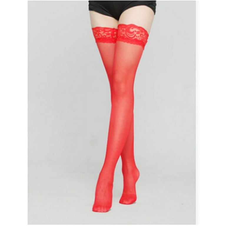 Plus size stay up thigh high stockings deals