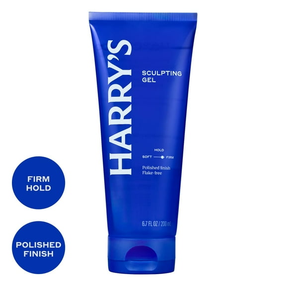 Harry's Men's Sculpting Hair Gel, Firm Hold with Polished Finish, 6.7 fl oz