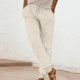 thumbnail image 1 of WILLBEST Pantalones Casuales de Mujer Para Uso Diario, Diseño Sólido y Cómodo Para El Verano, Fácil Cuidado y Opciones de Estilo Versátiles., 1 of 4