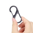 thumbnail image 5 of 8PCS Opening S Type Carabiner, Double End Quick Clip Multi Function Metal Hook, Carabiner for Outdoor & Daily Use - B, 5 of 5