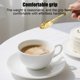 thumbnail image 4 of Juego vintage europeo de cuchara y tenedor de tapa de café con tapa de cristal de 6 piezas de postres y helados de aleación de zinc, 4 of 6