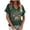 Dark Green, variant on Fgnfyis Women 2025 Western Shirts Women Outfits Rodeo Horse Graphic Tees Vintage Print Short Sleeve Womens T Shirt Casual V Neck Tops Womens Summer Tops Black XXL