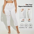 thumbnail image 6 of Athlemo Plus Size Women Anti Women Compression Leggings Body Shaper High Waist Tummy Control Thigh Sculpting Slimmer Shapewear, 6 of 7