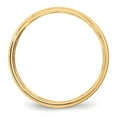 thumbnail image 6 of Auriga Fine Jewelry 14K Yellow Gold 5mm Migraine Half Round Wedding Band Size 5 for Women, 6 of 6
