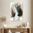 thumbnail image 2 of Elephant Stock Excite Wall Art - Vertical Canvas Wall Art - Living Room Wall Decor - People Canvas - White And Turquoise Decor By Ashvin Harrison - 24" x 36", 2 of 8