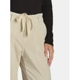 thumbnail image 4 of Time and Tru Women’s Knit Cargo Mid Rise Pants, 31" Inseam, Sizes XS-XXXL, 4 of 7