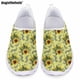 thumbnail image 1 of Zapatos de enfermera ligeros y suaves para mujer de Doginthehole, zapatos planos casuales con estampado de girasoles de tendencia clásica, zapatos de malla cómodos de verano, 1 of 5