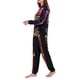 thumbnail image 4 of Pijama de una pieza a juego para Halloween de Fiomva, con capucha y cremallera, estampado de calaveras, para hombre, mujer y niño., 4 of 6
