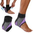 thumbnail image 5 of GeBuSn Adjustable Flexible Ankle Joint Brace Breathable Compression Support for Fitness Basketball Football Sports,Unisex【1PC Right Foot】 (E Right Foot), 5 of 5