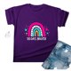 thumbnail image 2 of Camiseta de Profesor de Mujeres, 100 Días Feliz de la Escuela Imprimir Carta de Manga Corta para el Uso Casual Y de Fiesta, la Enseñanza Tee de Moda Temática, 2 of 4