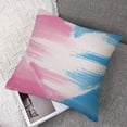 thumbnail image 7 of nygtbtfer Throw Pillow Cover Blue Transgender Pride Flag in Form of Heart Pillowcase Home Decorative Square Pillow Case Cushion Cover White, 7 of 7
