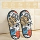 thumbnail image 2 of Fotbe French Food Pantuflas Peludas para Mujer con Estampado, Zapatillas de Peluche, Zapatos de Invierno para Casa, Uso Interior y Exterior-Medium, 2 of 8