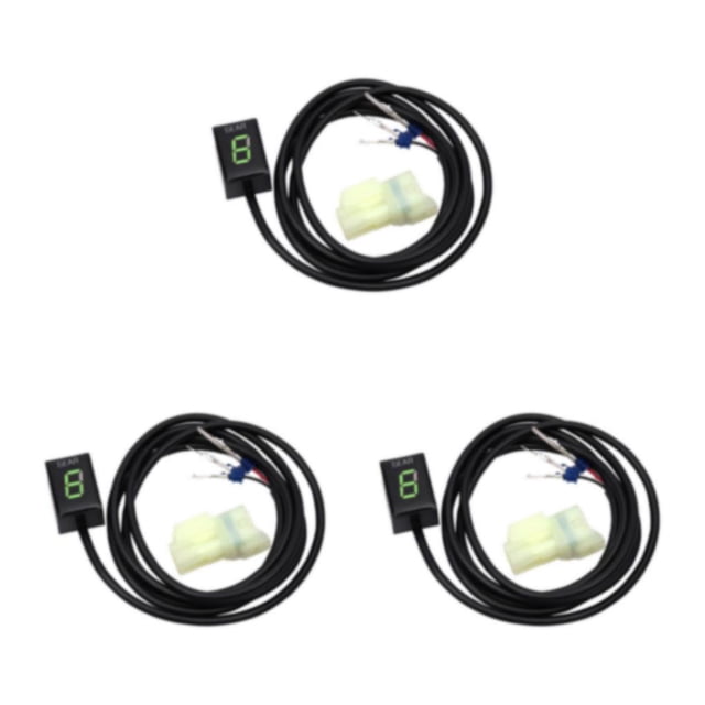 Baohd Speed Gear Motorcycle Gear Indicator Motorcycle Gear Gear Indicator Display green 3Set