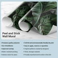 thumbnail image 5 of Idea4wall 2pcs Vintage Floral Elegant Blooming Roses Watercolor Wall Murals, Removable Self-Adhesive Stick Wallpaper Large Wall Stickers for Home Decorative, 48"x108", 5 of 5