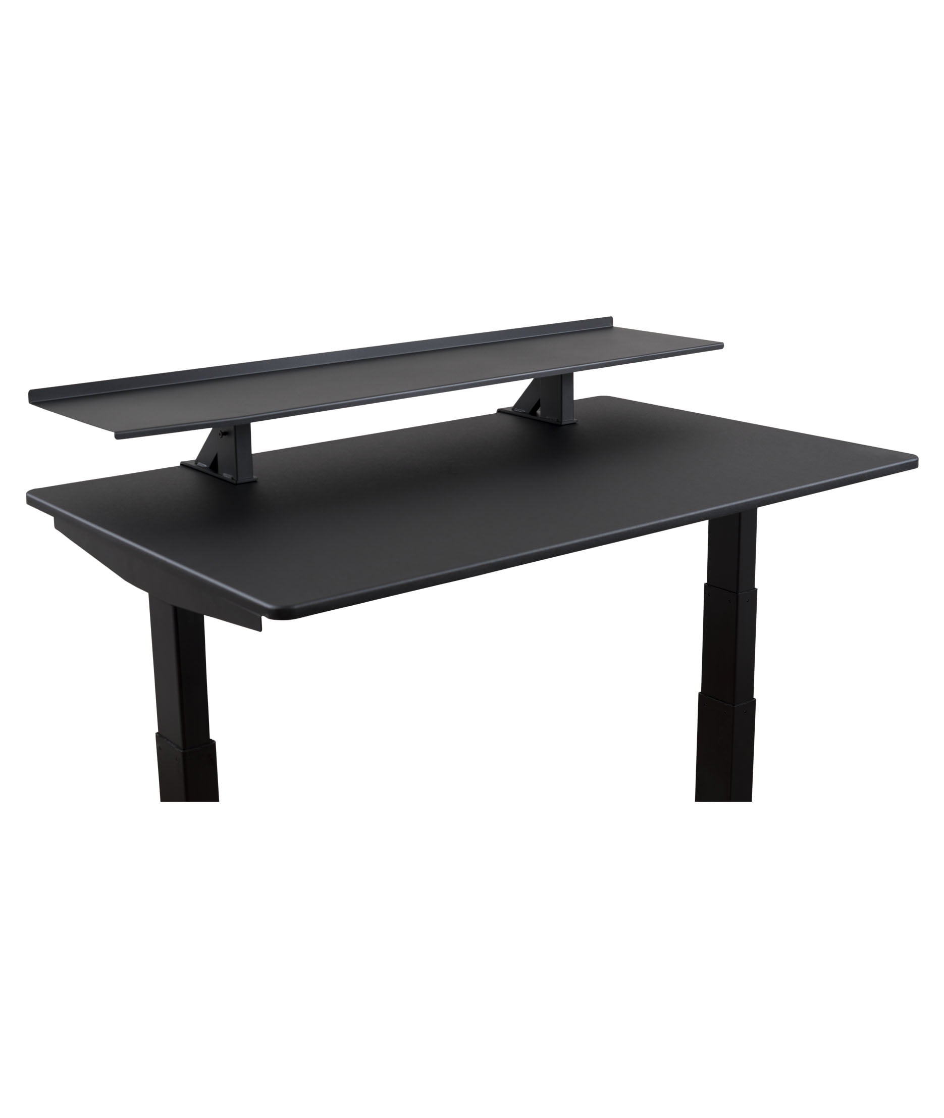 Stand Up Desk Store ClampOn Adjustable Height Desk Shelf Monitor Stand (48" Wide)