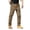 M10-Coffee, variant on Mens Pant Elastic Waist Versatile Cargo For Outdoor Adventure Travel Hiking Stretch Trousers With Multiple Pockets Fashion Wear Black L