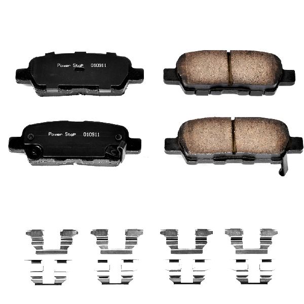 OE Replacement for 20142015 Nissan Rogue Select Rear Disc Brake Pad and Hardware Kit (S