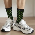 thumbnail image 6 of Yiaed Green Monster Print Great elasticity Crew Socks Sports socks for Men and Women, 6 of 6