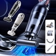 thumbnail image 1 of Xihbxyly Aspiradora Inalámbrica, Potente Succión, Accesorios Multifuncionales, Diseño Silencioso, Carga Usb, Eliminación de Pelo de Mascotas, Limpieza de Escritorio, Uso En Oficina y Hogar, Tamaño 33, 1 of 7