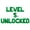 Green, variant on Letter Balloons - LEVEL 5 UNLOCKED 16" Inch Alphabet Letters Foil Mylar Balloon 5th Birthday Party Banner (Green)