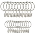 thumbnail image 1 of 40 piezas anillo de cortina blanco plateado 3,0*25 diámetro interior 4,0*25 diámetro interior (20 piezas cada uno) Zhivalor  LL-2052, 1 of 8