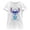 White, variant on Girl's Lilo & Stitch Outlined Stitch Sketch Graphic Tee Athletic Heather X Small