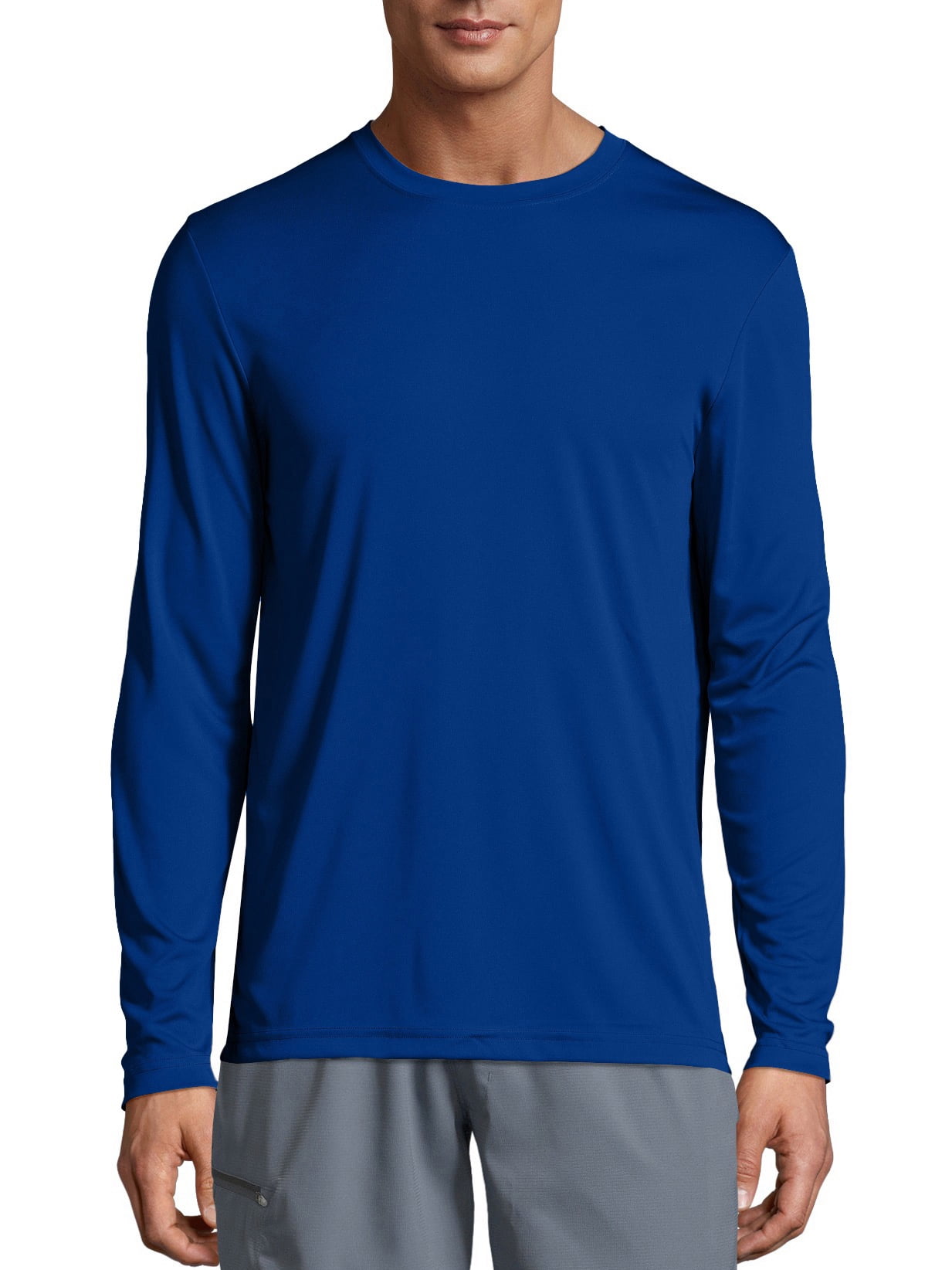 barriere smukke kursiv Hanes Men's and Big Men's Cool Dri Performance Long Sleeve T-Shirt (40+  UPF), Up to Size 3XL - Walmart.com