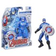 thumbnail image 4 of Marvel Avengers: Mech Strike Captain America Kids Toy Action Figure for Boys and Girls (8”), 4 of 9