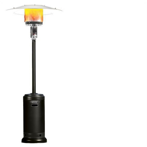 Umbrella Propane Patio Heater with Black Finish-PHRDBK