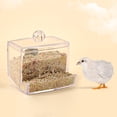 thumbnail image 4 of 2 comederos automáticos para pollos y mascotas, dispensador de comida para canarios, jaulas para periquitos y pinzones., 4 of 6