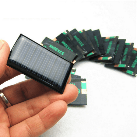 Solar Electric Panels - AMX3d 4X 5V 30mA 53X30mm Mini Solar Cells For Solar Panels - DIY Projects - (4 Pack)