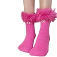 thumbnail image 2 of Helii Women's Fuzzy Plush Socks Thick Coral Fleece Warm Soft Cozy Home Sleeping Socks, 2 of 4