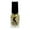 Gold, variant on Mirror Nail Polish, Plating Silver Nail Polish, Long Lasting Soak-Off Nail Art Gel Polish, Stainless Steel Effect, Fast Drying, Durable Wear, Easy Application, 6ml