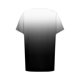 thumbnail image 3 of Blusas para las Mujeres Casual, Rayas Impresas Patchwork Manga Corta Cuello Redondo Top Hecho de 95% Poliéster 5% Spandex para el Verano, Tops Cortos para las Mujeres, 3 of 5