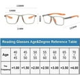 thumbnail image 5 of Converisely Fashionable Silicone Sports Reading Glasses,Photochromic Multifocal Sports Ultra-Light Anti-Blue Light Glasses, 5 of 8