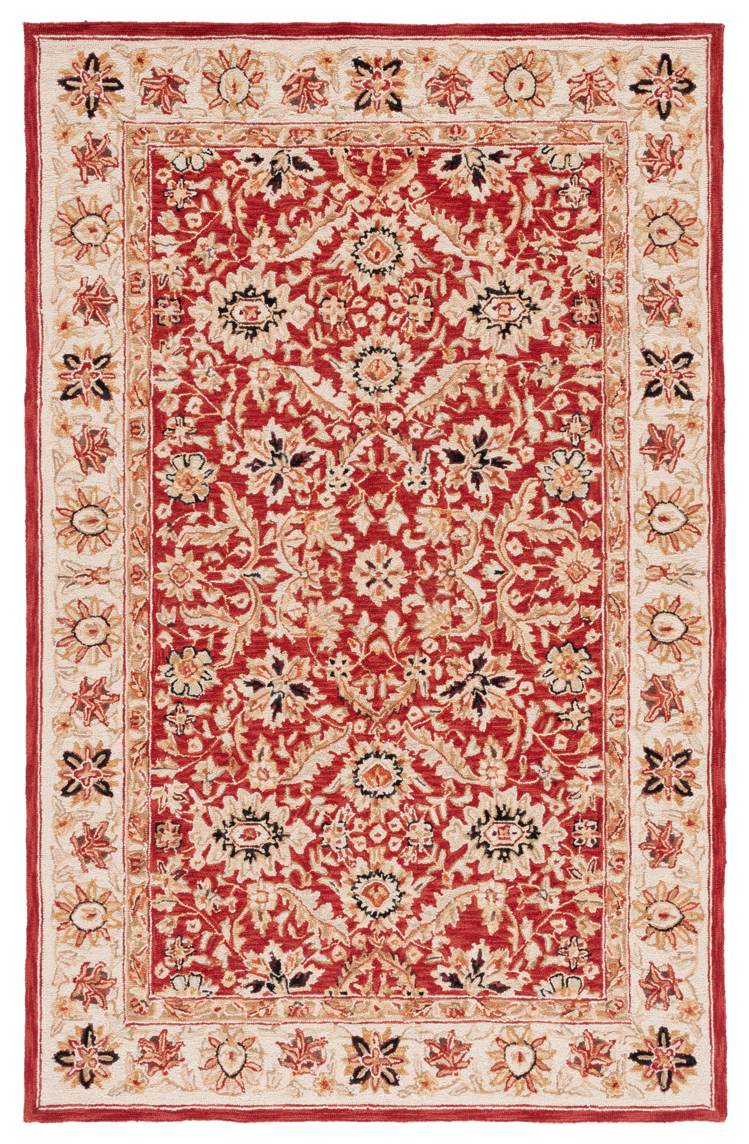 Safavieh Chelsea Anita Oriental Area Rug, Red/Ivory, 5'3" x 8'3"
